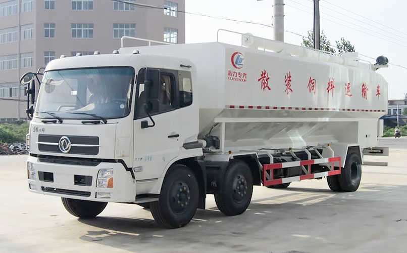 東風(fēng)天錦小三軸30立方飼料車